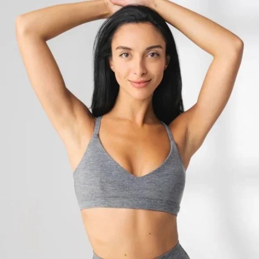Vitality Cloud V bra in Midnight Static Gray Sz M